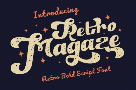 Retro Magaze - Retro Bold Script Font