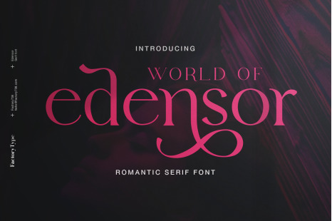Edensor Font