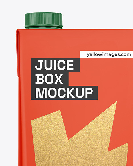 Juice Carton Package Mockup