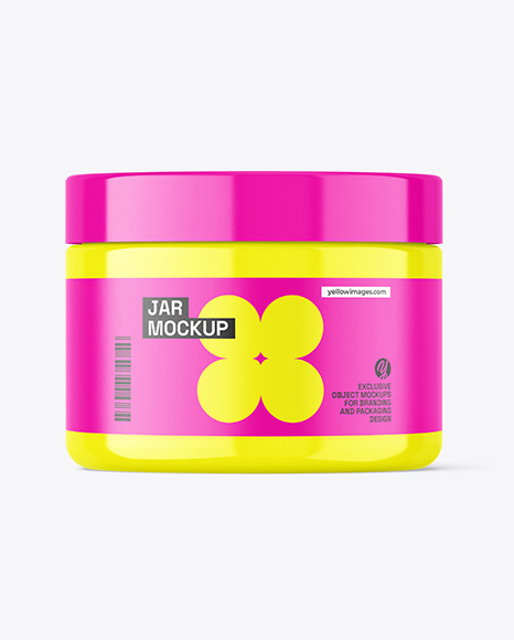 Glossy Jar Mockup
