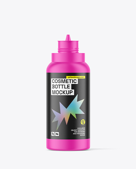 Matte Dropper Bottle Mockup