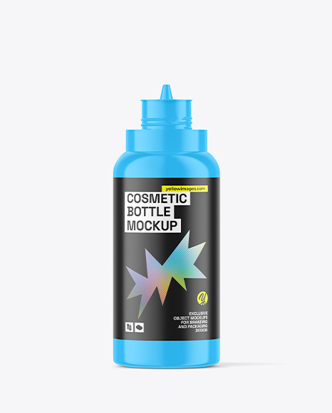 Glossy Dropper Bottle Mockup