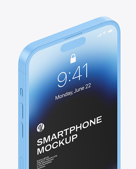 Clay iPhone 14 Pro Max Mockup