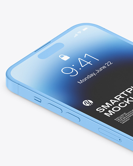 Clay iPhone 14 Pro Max Mockup