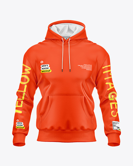 Men's Hoodie Mockup - Front View