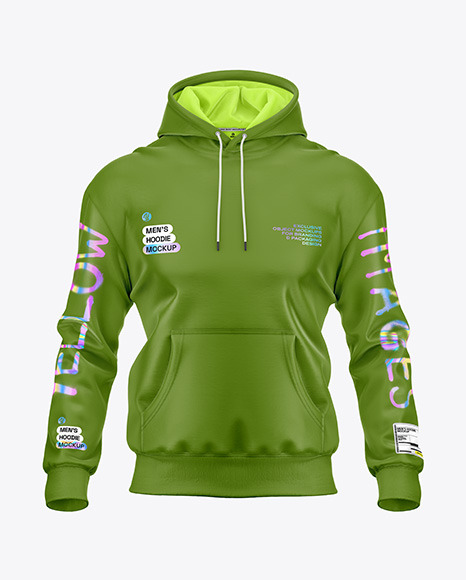 Men's Hoodie Mockup - Front View