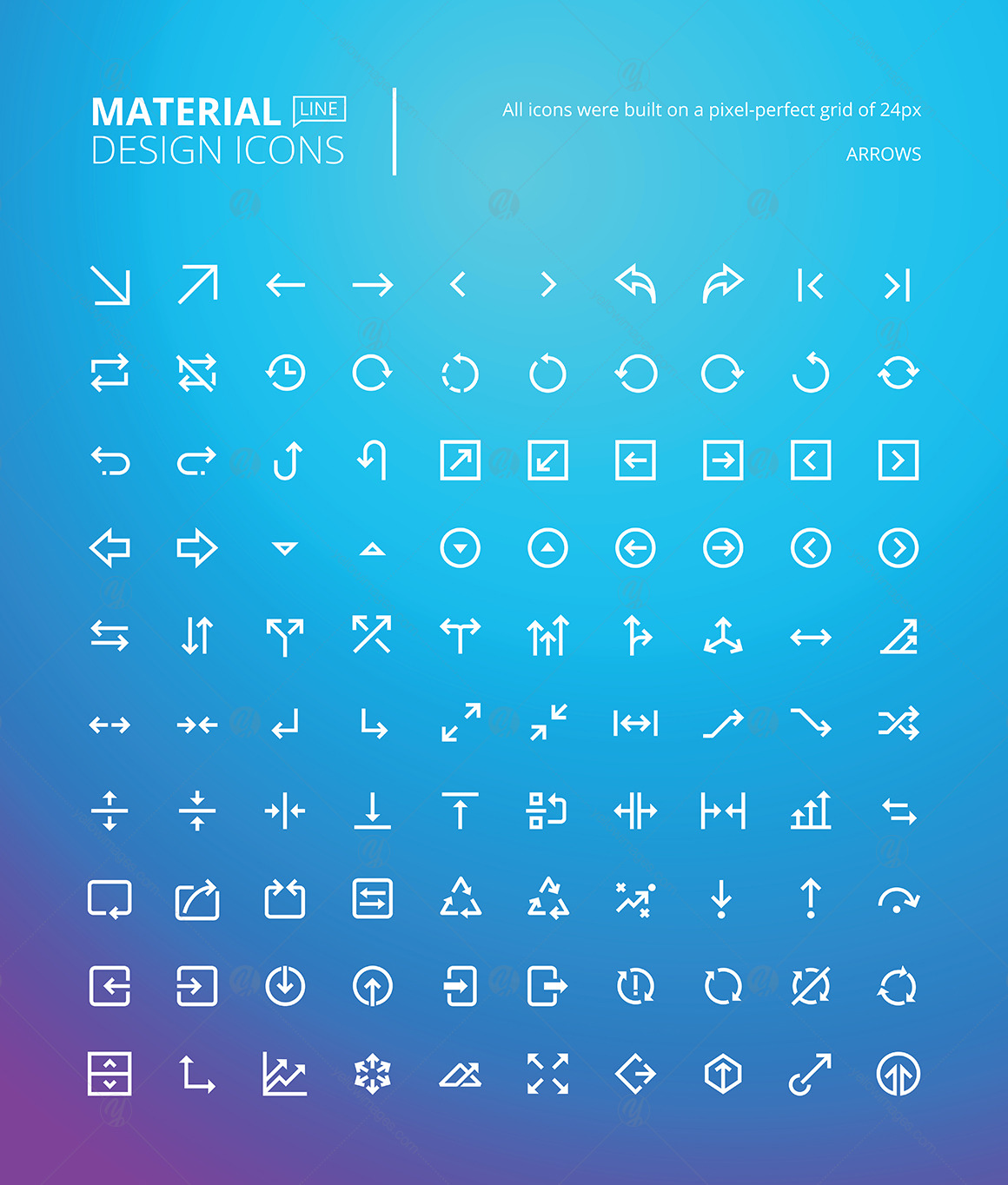 800 Material Design Icons on Yellow Images Creative Store