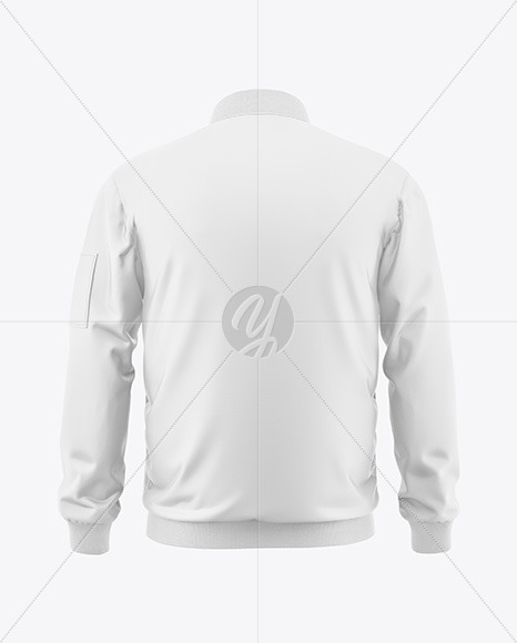 Men's Bomber Jacket Mockup - Back View