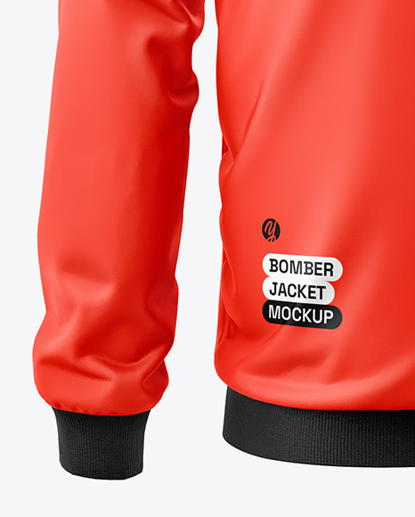 Men's Bomber Jacket Mockup - Back View