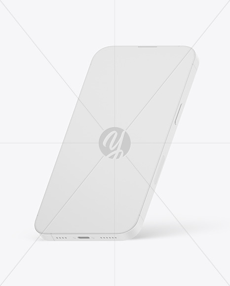Clay iPhone 14 Pro Max Mockup