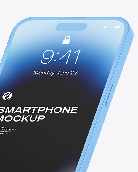 Clay iPhone 14 Pro Max Mockup