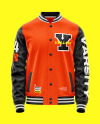 Varsity Bomber Jacket Mockup