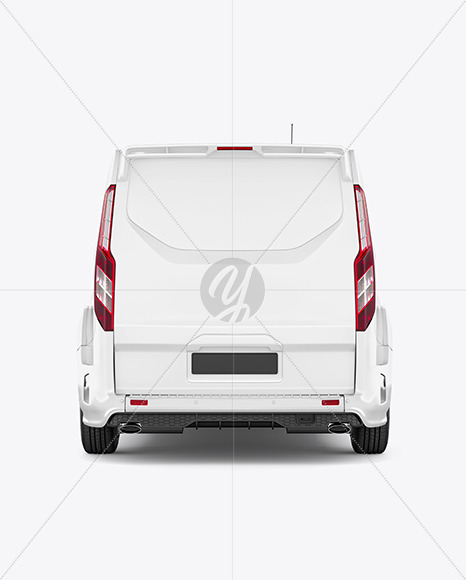 Panel Van Mockup - Back View
