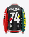 Varsity Bomber Jacket Mockup