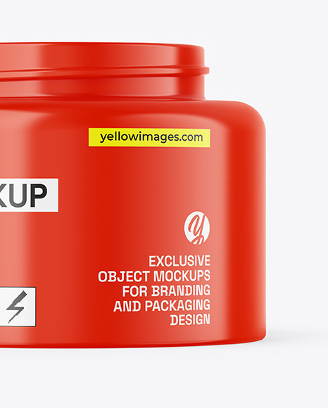 Glossy Jar Mockup