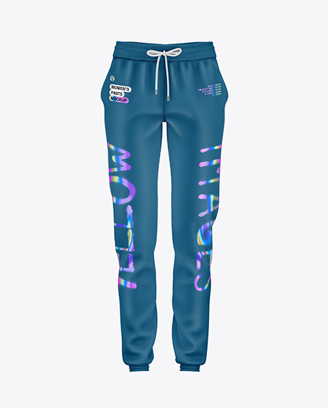 Women's Sport Pants Mockup - Front View