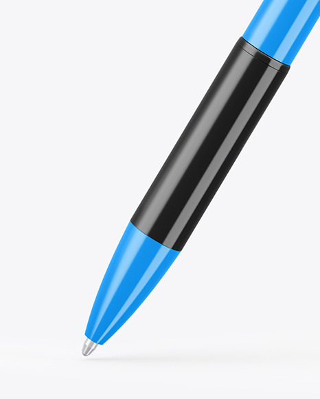Glossy Mechanical Pen Mockup