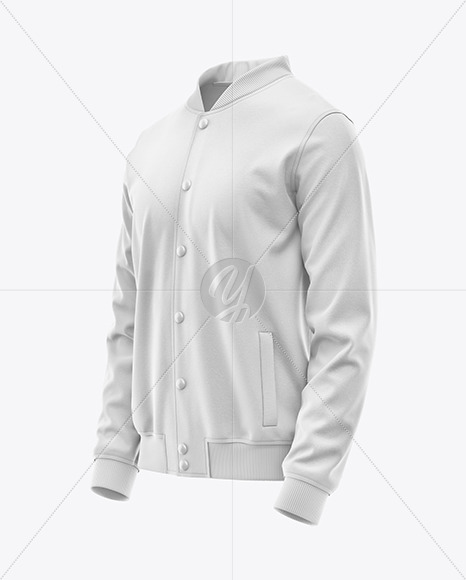 Varsity Bomber Jacket Mockup