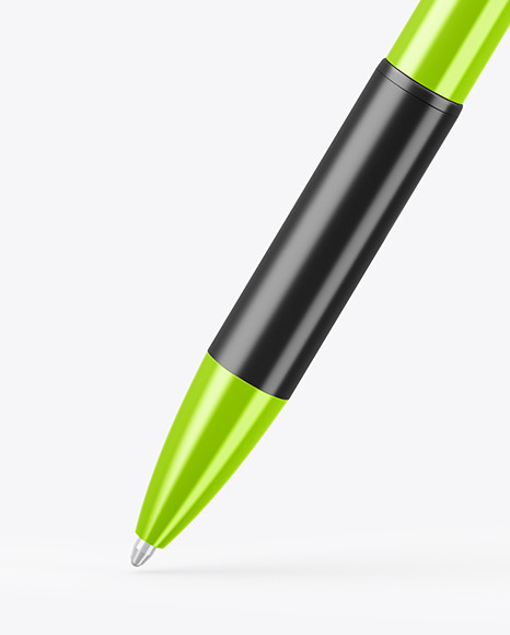 Metallic Mechanical Pen Mockup