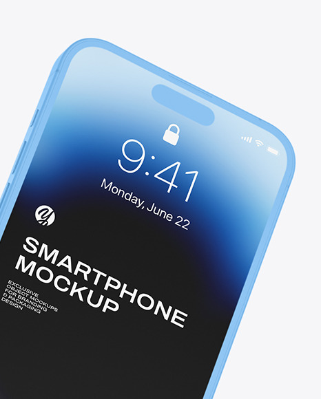 Clay iPhone 14 Pro Max Mockup