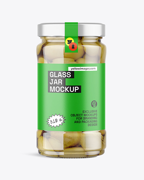 Jar with Snacks Mockup - Free Download Images High Quality PNG, JPG