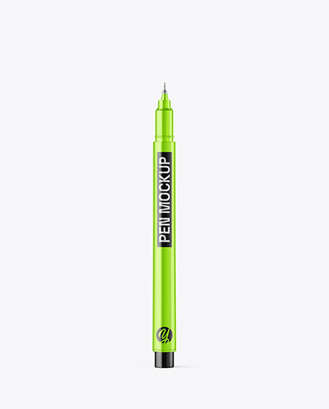 Metallic Pen Mockup