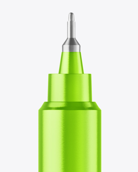 Metallic Pen Mockup