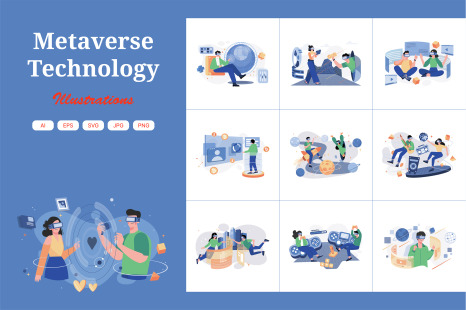 M650_Metaverse Illustration Pack