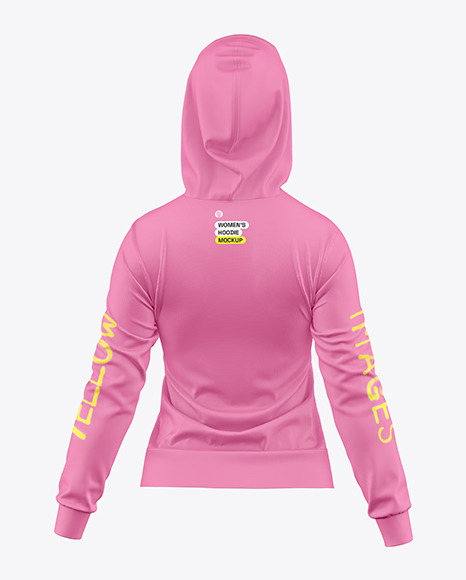 Pink discount hoodie mockup