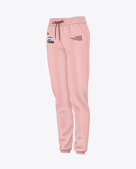Women&#039;s Sport Pants Mockup - Half Side View