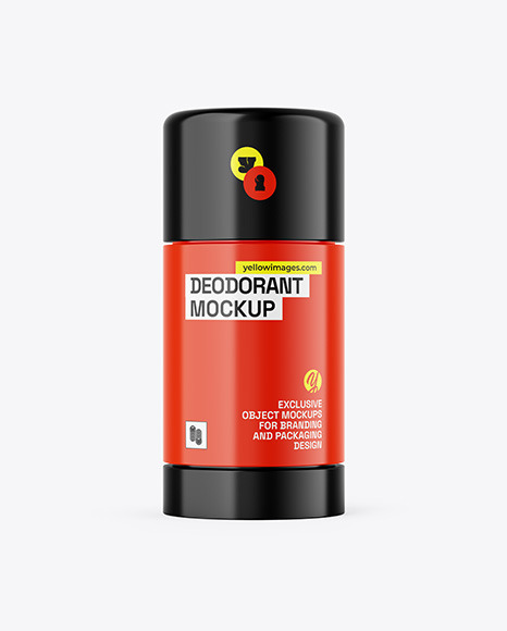 Glossy Deodorant Mockup