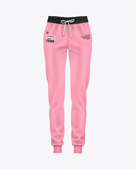 Women&#039;s Sport Pants Mockup - Front View