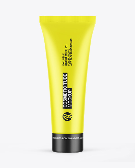 Matte Cosmetic Tube Mockup