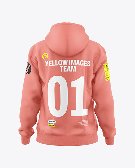 Women’s Hoodie Mockup - Back View