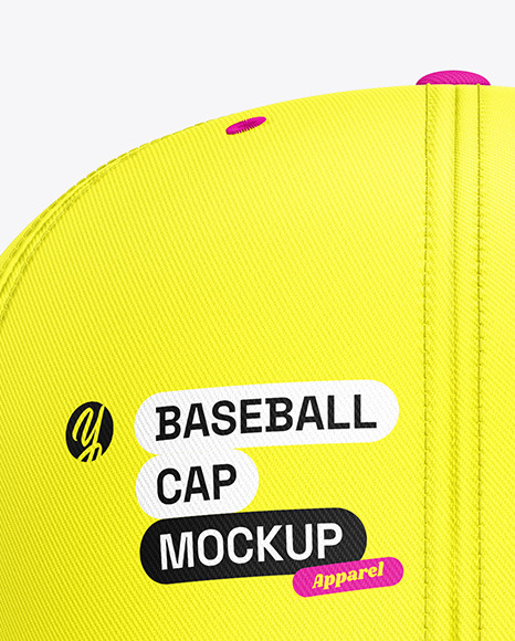 Baseball Cap Mockup - Front View