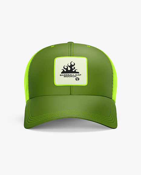 Baseball Cap Mockup - Front View