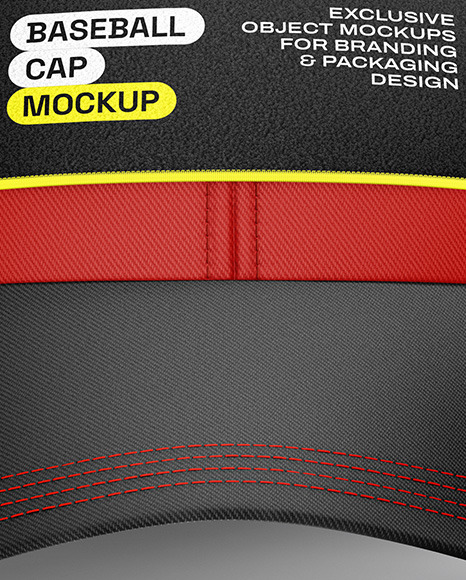Baseball Cap Mockup - Front View