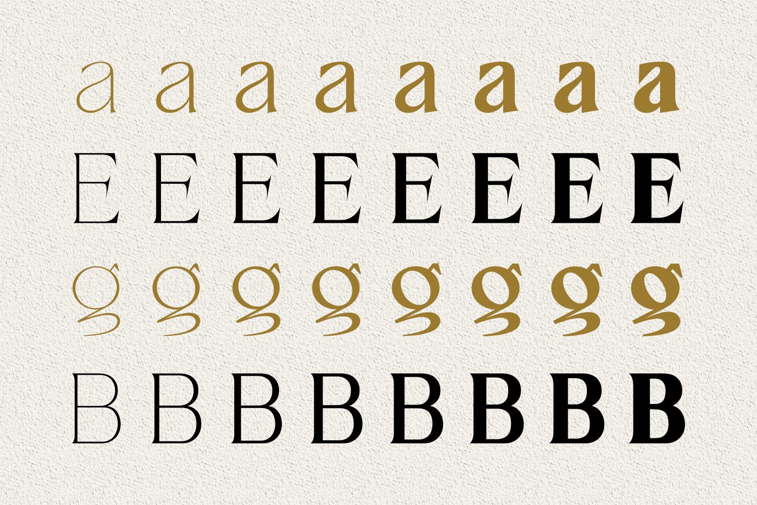 Fancyou - Sharp Serif Display Fonts Family on Yellow Images Creative Store