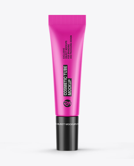 Glossy Cosmetic Tube Mockup