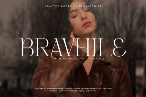 Bravhile | Modern Serif