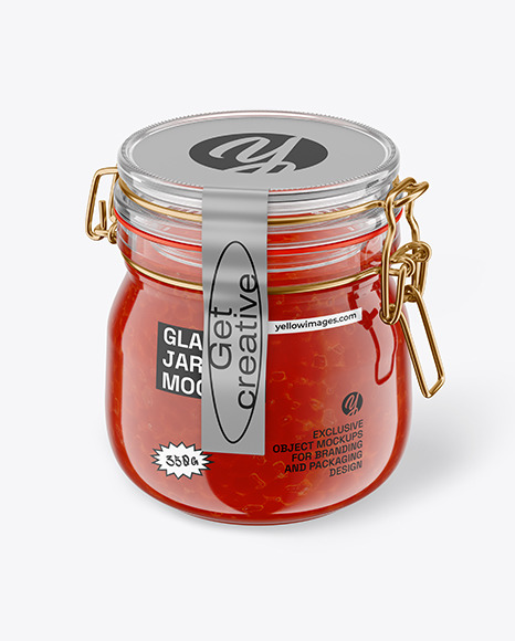 Jar With Clamp Lid