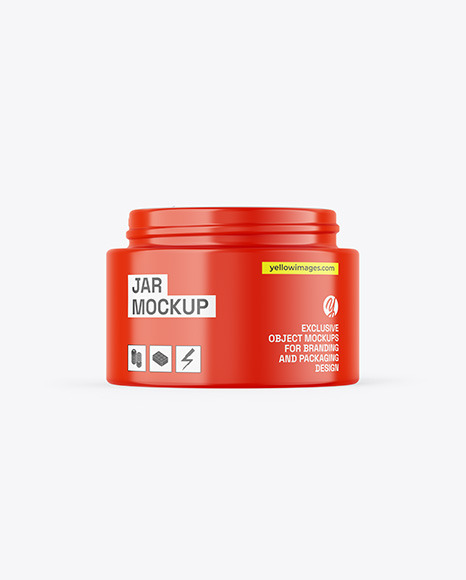 Glossy Jar Mockup