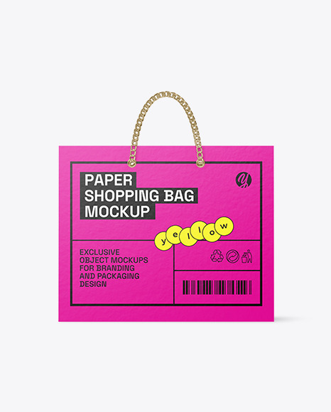 Paper Shopping Bag Mockup