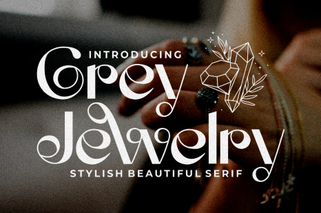 Grey Jewelry - Stylish Beautiful Serif Font
