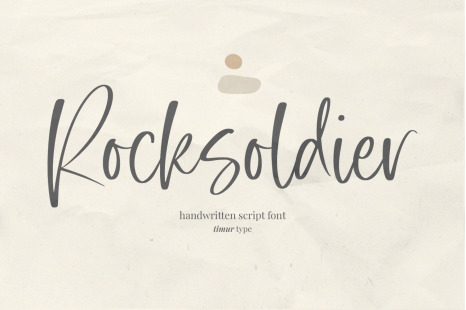 Rocksoldier - Handwritten Script Fonts
