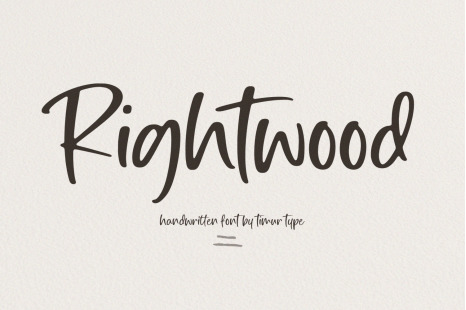Rightwood Fonts