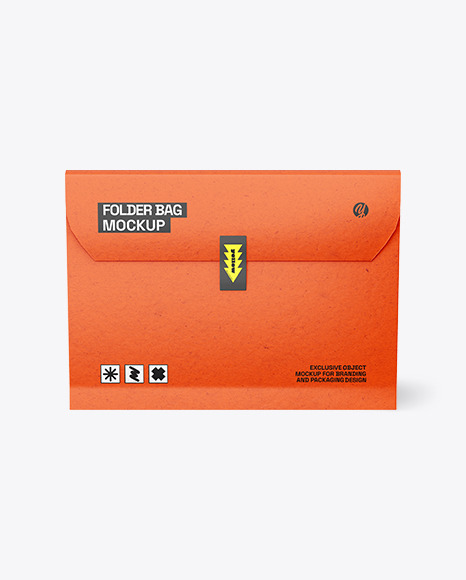 Kraft Folder Bag Mockup