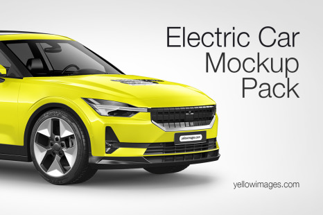 Electric Car Mockup Pack