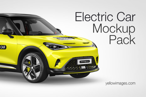 Electric Car Mockup Pack