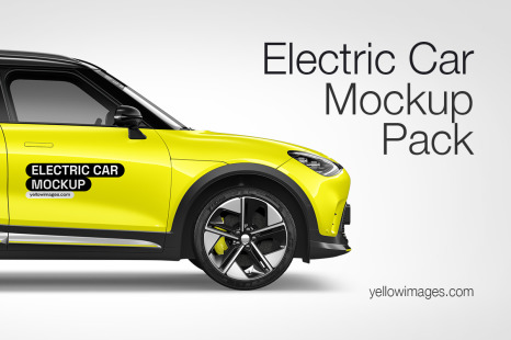 Electric Car Mockup Pack
